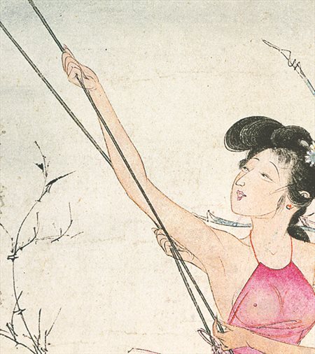 海沧-胡也佛的仕女画和最知名的金瓶梅秘戏图